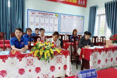 Ngày 11/10/2023 Chi Đoàn trường MN Hoa mai tổ chức đại hội Đoàn