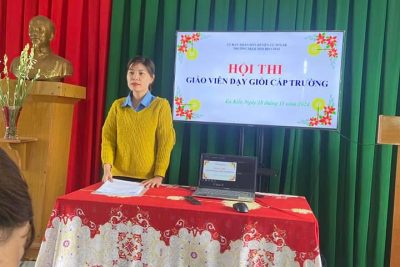 HỘI THI GIÁO VIÊN DẠY GIỎI CẤP TRƯỜNG NĂM HỌC 2024 – 2025