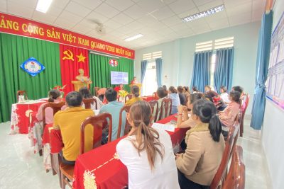 HỘI NGHỊ BAN ĐẠI DIỆN CHA MẸ HỌC SINH TRƯỜNG MN HOA MAI NĂM HỌC 2023 – 2024